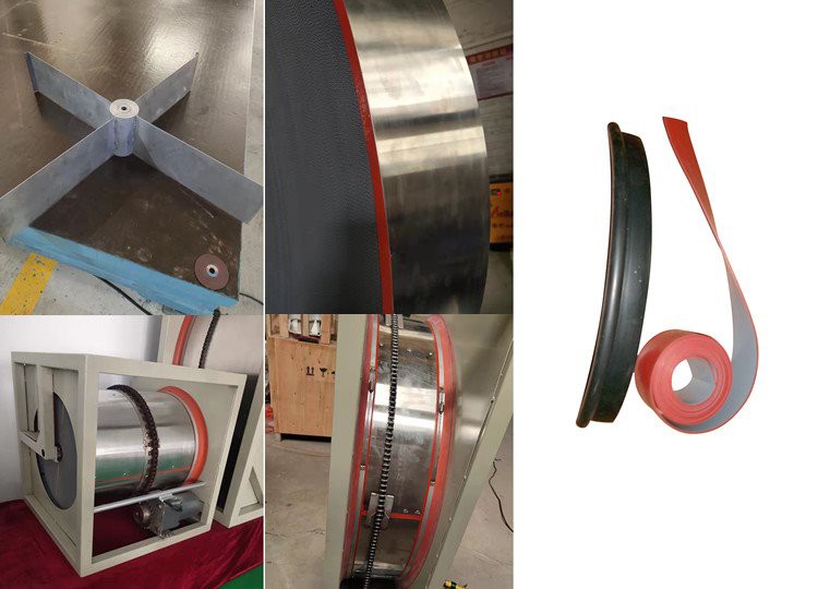 Silica gel rotor construction